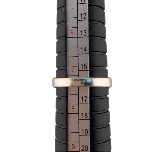 STERLING SILVER 925 LOVE KNOT HEART BAND RING SIZE 7.25 - Picture 10 of 10